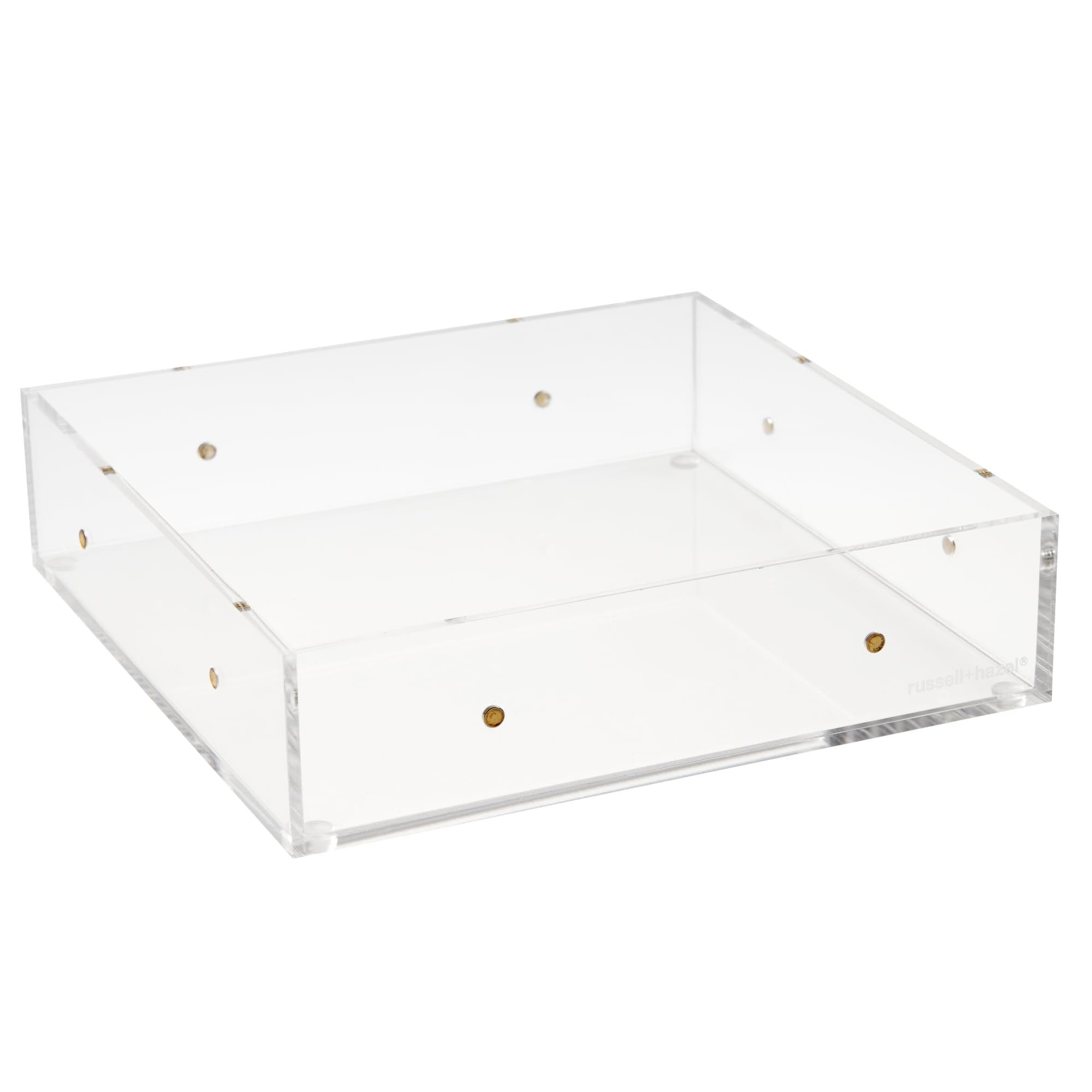 Russell+Hazel Large Acrylic Drawer Bloc, 6    X 6   , Desktop Organization, Clear, 1 Count, 98144
