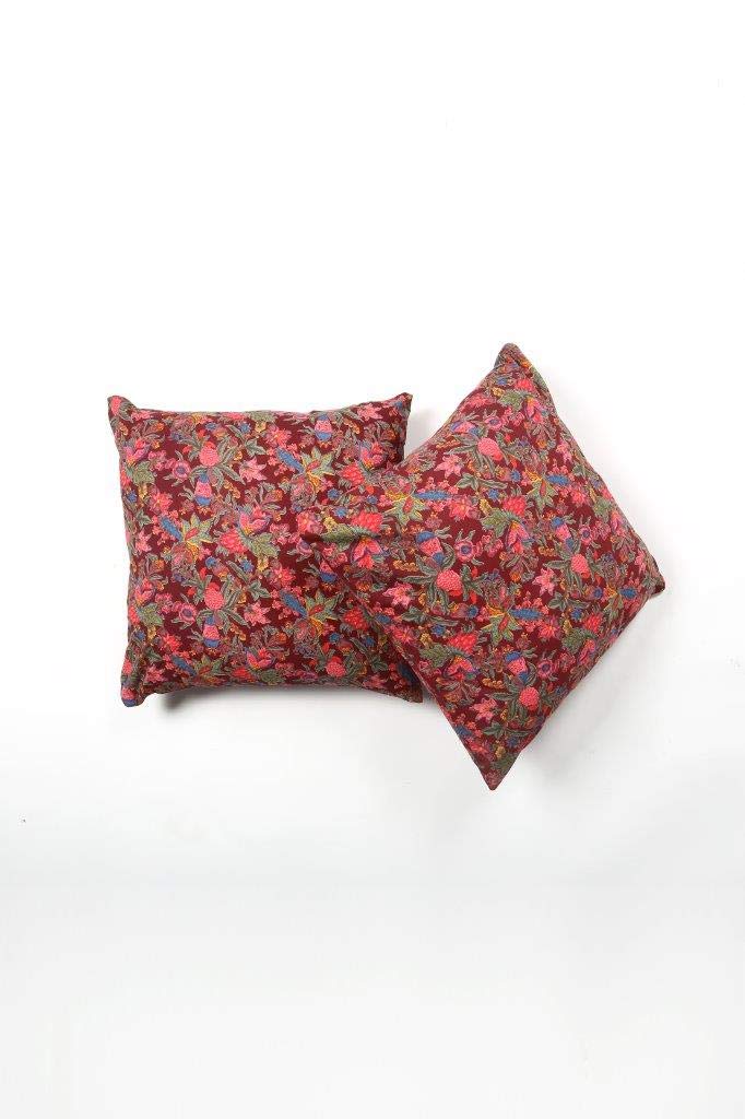 Contrast Living Rajen Cotton Printed Cushion Cover Pack Of 2 Pcs(20X20 Inch / 50X50 Cm, Multi Colour)