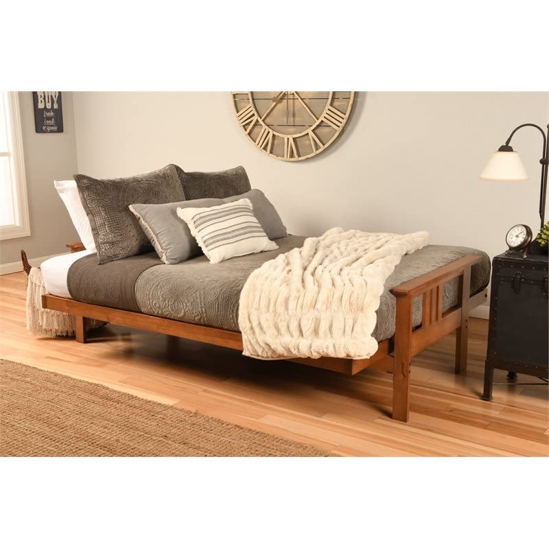Kodiak Furniture Monterey Barbados Sofa with Marmont Mocha Brown Fabric Mattress