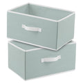 M Teaser Multipurpose Drawer Storage Organizer Rectangular Foldable Storage Box with Side Handle, Replacement Drawer Storage, an