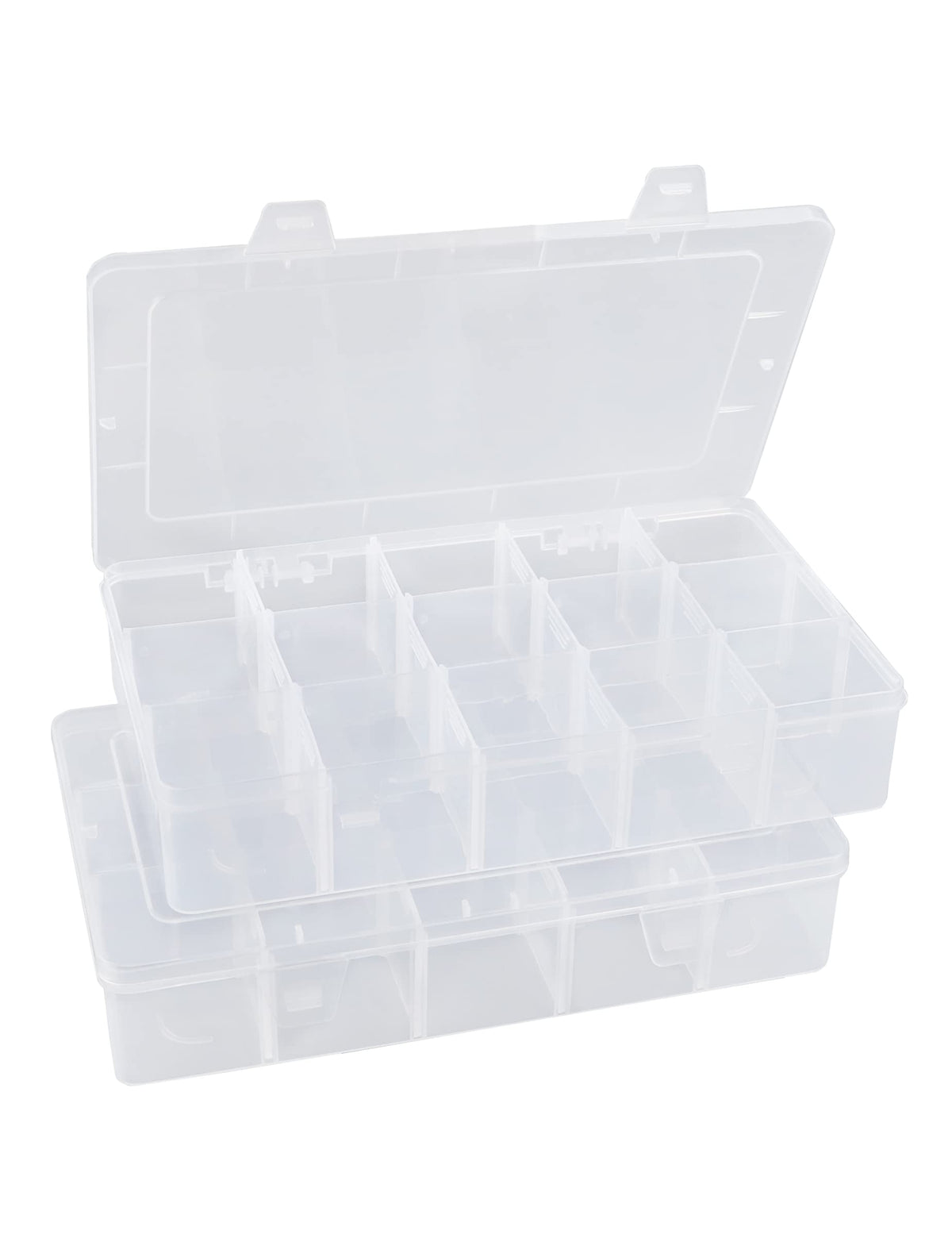 Tnqhuq 15 Grids Box, 2 Pack (15 Grids, 2 Pack)