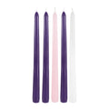 Christmas Advent Unscented 10 x 7/8 Taper Candles Pack of 5