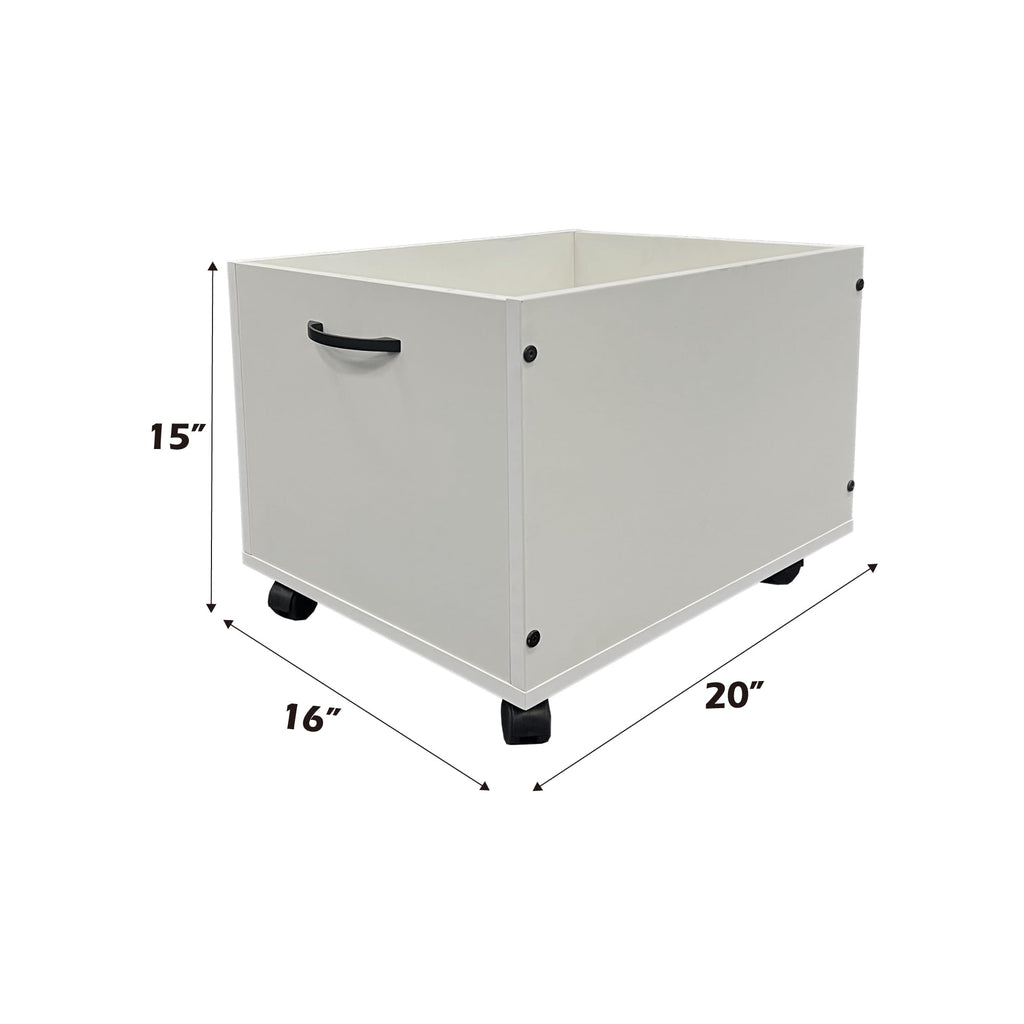 Acme Furniture Acme Aurea 2, Cherry Oak & White Finish Toy Boxes