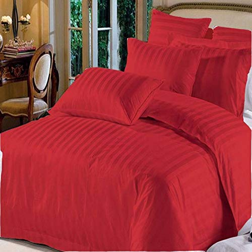 Rajasthan Crafts Ultra Soft Microfiber Ac Comforter/Quilt/Duvet 300 Gsm, Maroon Color, King Size Double Bed 90 Inches X 100 Inch