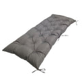 Eoieov Indoor Bench Cushion Dark Grey Thicken Wricker Seat Cushion For Garden Furniture Patio Tufted Bench Cushions For Outdoor