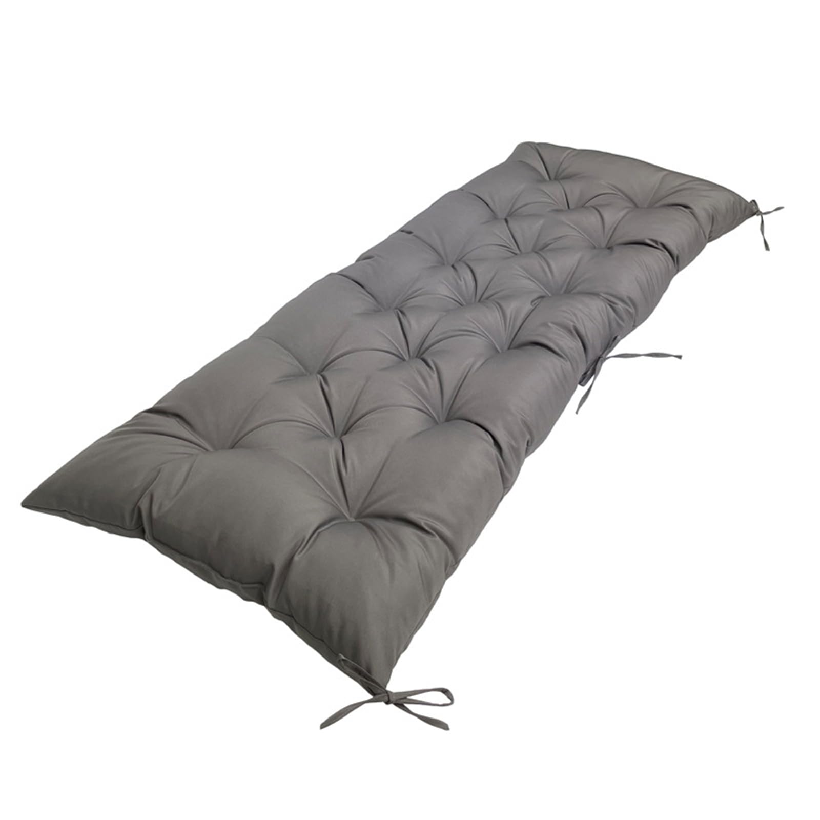Eoieov Indoor Bench Cushion Dark Grey Thicken Wricker Seat Cushion For Garden Furniture Patio Tufted Bench Cushions For Outdoor