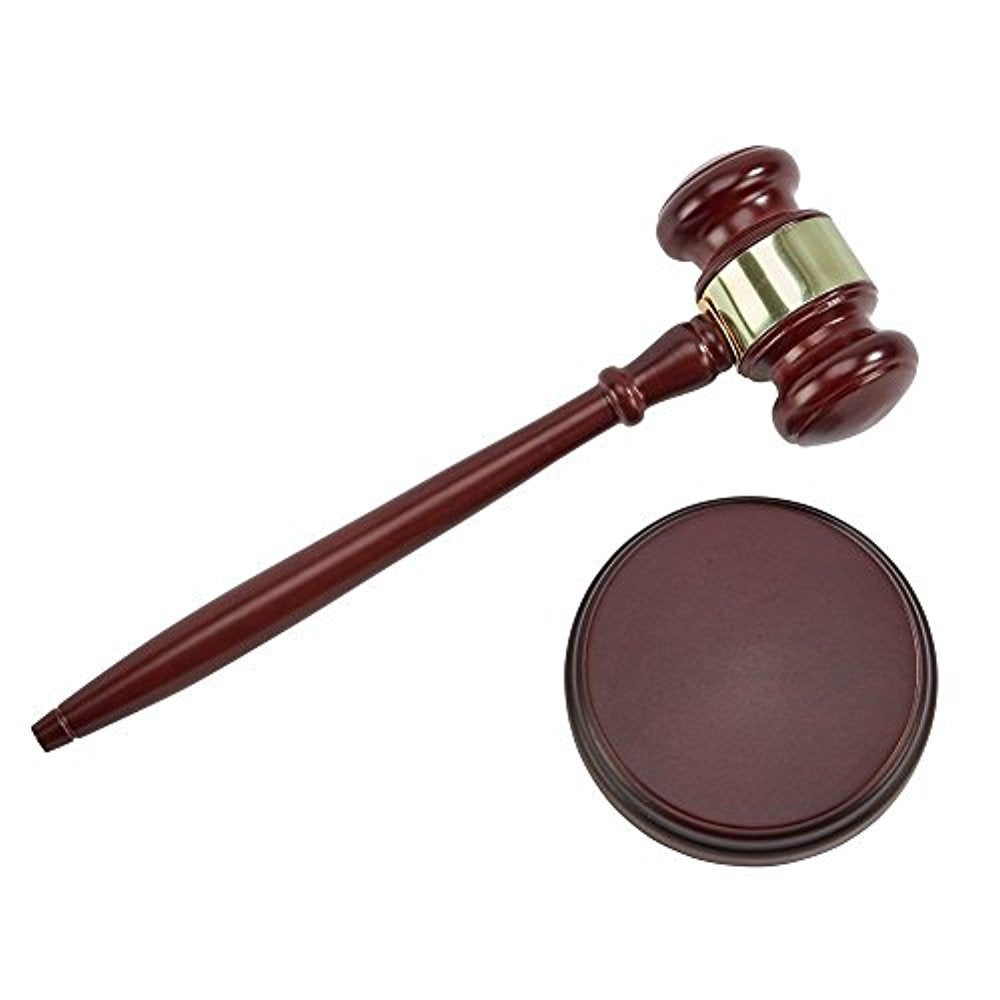 Creative Gifts Wood Gavel/4' Block