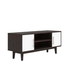 Modway Daxton Mid-Century Modern, 43" TV Stand, Cappuccino White