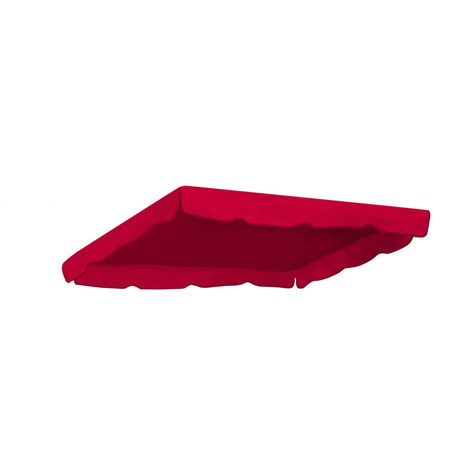 BenefitUSA Canopy ONLY Outdoor Patio Swing Canopy Replacement Porch Top Cover for Seat Furniture (77''x43'', Burgundy)