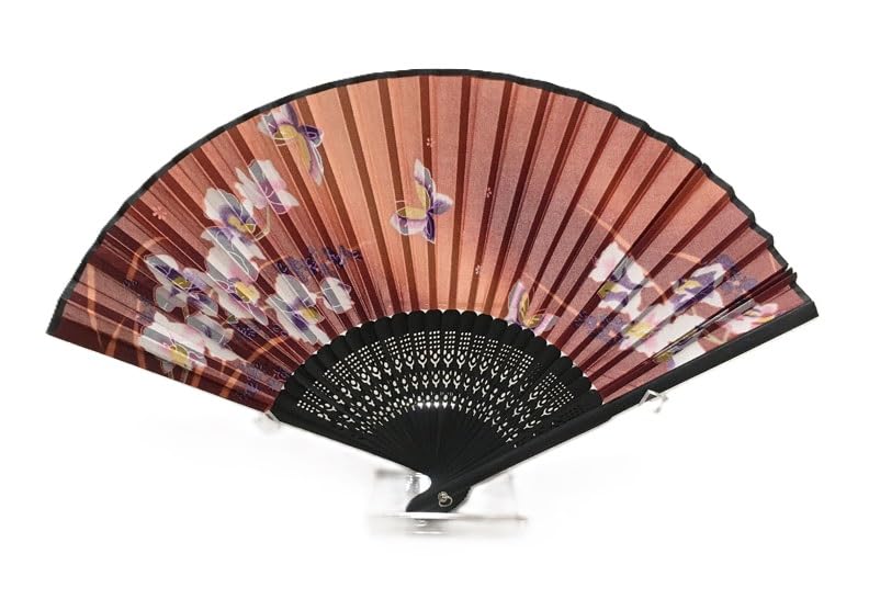 Clear Fan Display Stand Holder Easel For Collector Antique Folding Hand Fans (Small)