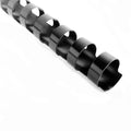 Totiyea 19 Ring Plastic Binding Combs,1 Inch Diameter,200 Sheet Capacity, Letter Size, Black Comb Binding Spines (10 Pack)