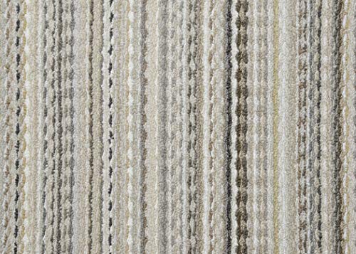 Garland Rug Carnival Stripe Assorted Earth Tone 3'X12' Modern Stain Resistance Runner