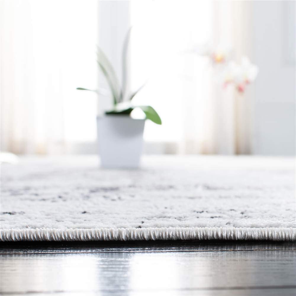 Safavieh Amelia Collection Area Rug - 9' X 12', Ivory & Grey, Modern Abstract Design, Non-Shedding & Easy Care, Ideal For High T