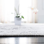 Safavieh Amelia Collection Area Rug - 9' X 12', Ivory & Grey, Modern Abstract Design, Non-Shedding & Easy Care, Ideal For High T