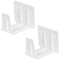 Cutelec Center Support Bracket 2 Pack White Color for 2 Low Profile Window Blinds Headrail Holder
