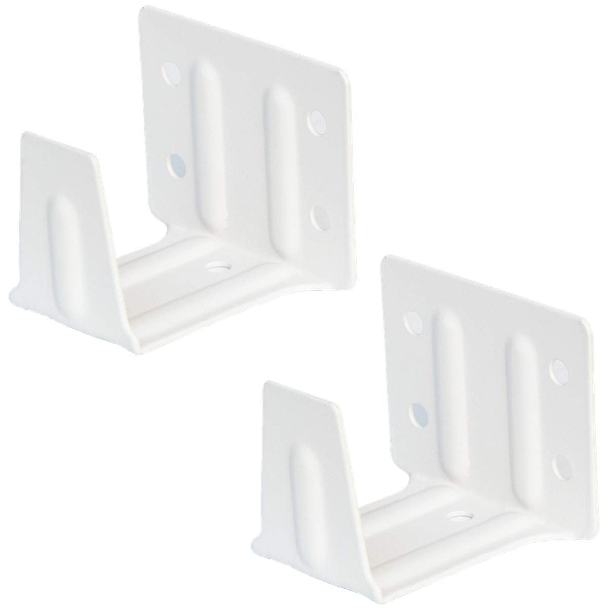 Cutelec Center Support Bracket 2 Pack White Color for 2 Low Profile Window Blinds Headrail Holder