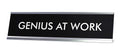 Signs Bylita Genius At Work Novelty Desk Sign
