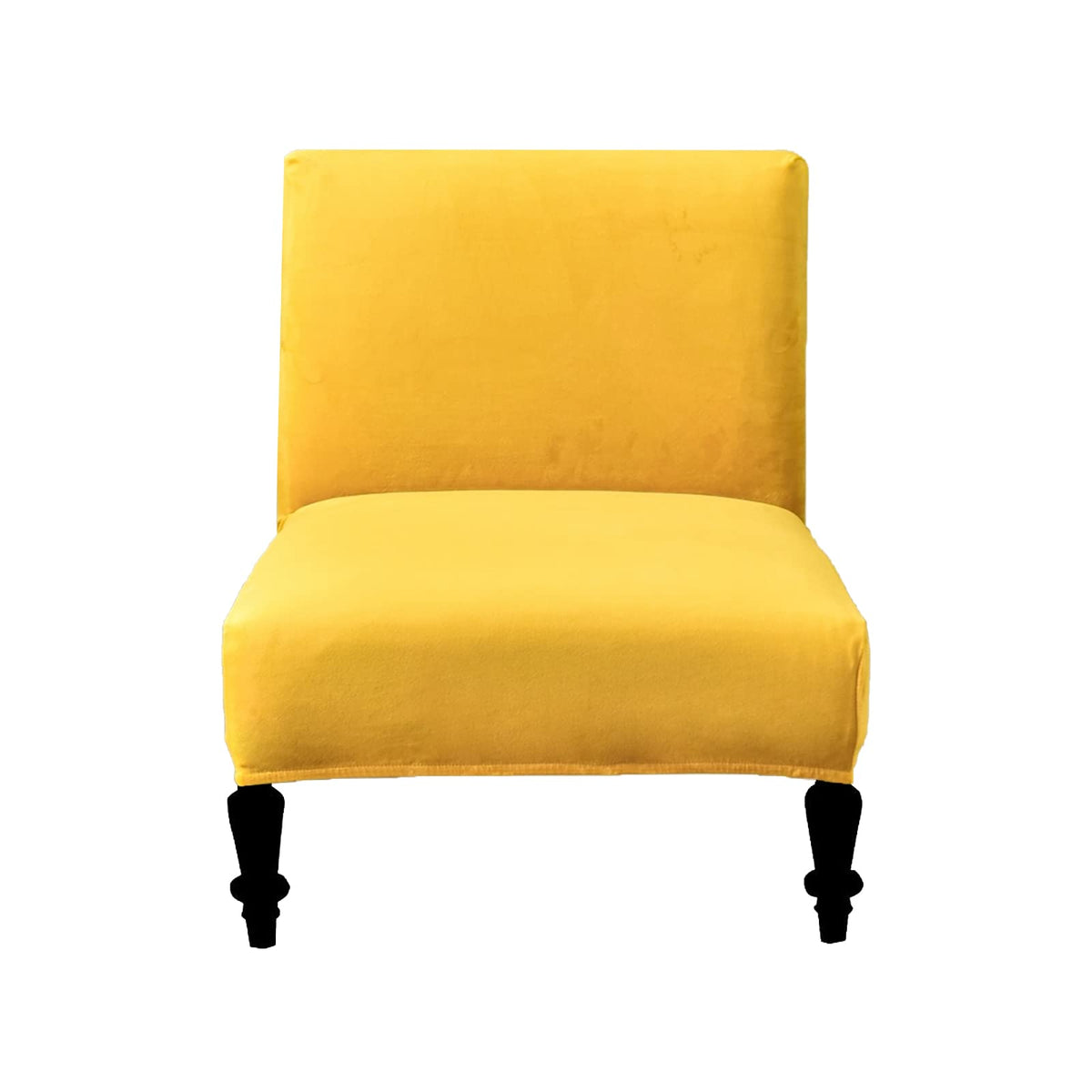 Eco-Ancheng Armless Chair Slipcover Removable Armless Accent Chairs Covers Washable Armless Slipper Chair Slipcover Printed Arml