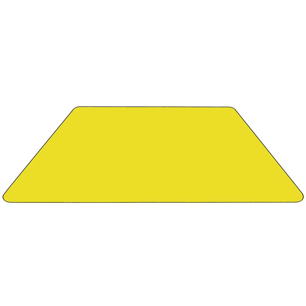 Flash Furniture 30x57 Trap Yell Activity Table, 30 W x 60 L, Yellow