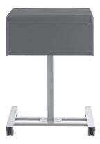National Public Seating Sit-Stand Desk Workstation, Grey