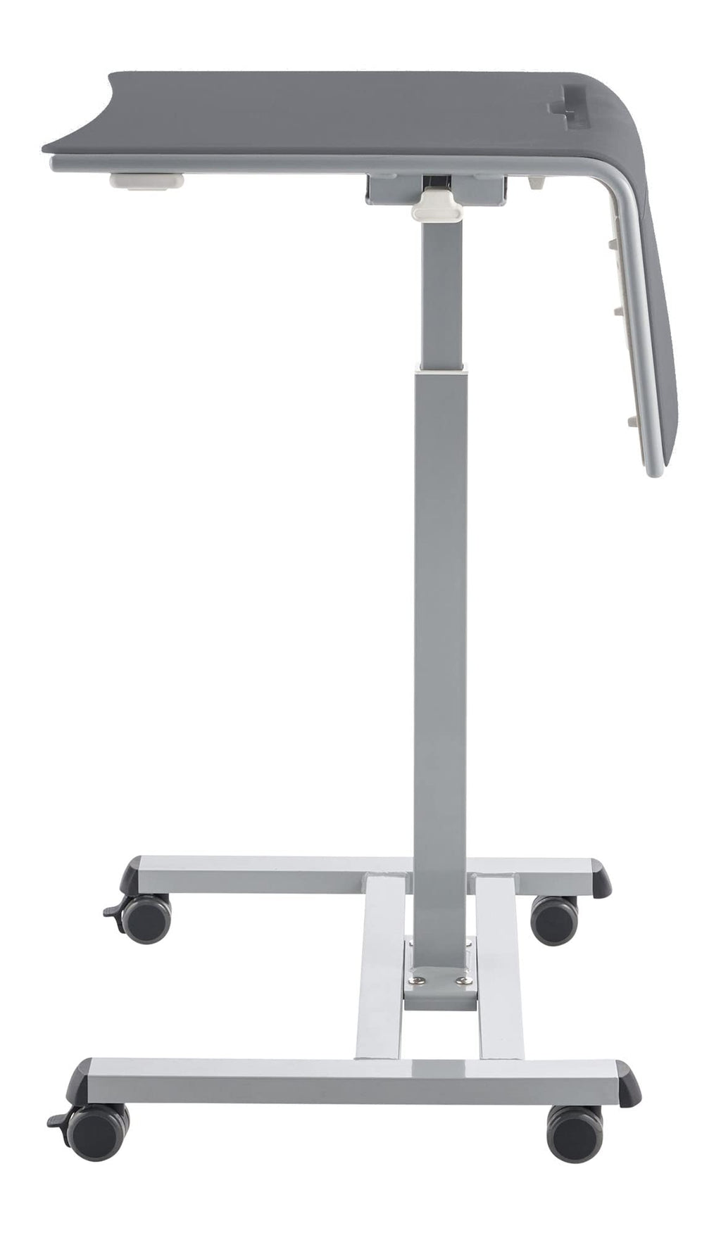 National Public Seating Sit-Stand Desk Workstation, Grey