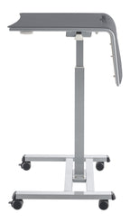 National Public Seating Sit-Stand Desk Workstation, Grey