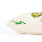 Rizzy Home 14" x 26" Down Filled Pillow with Cotton Duck Cover-Green