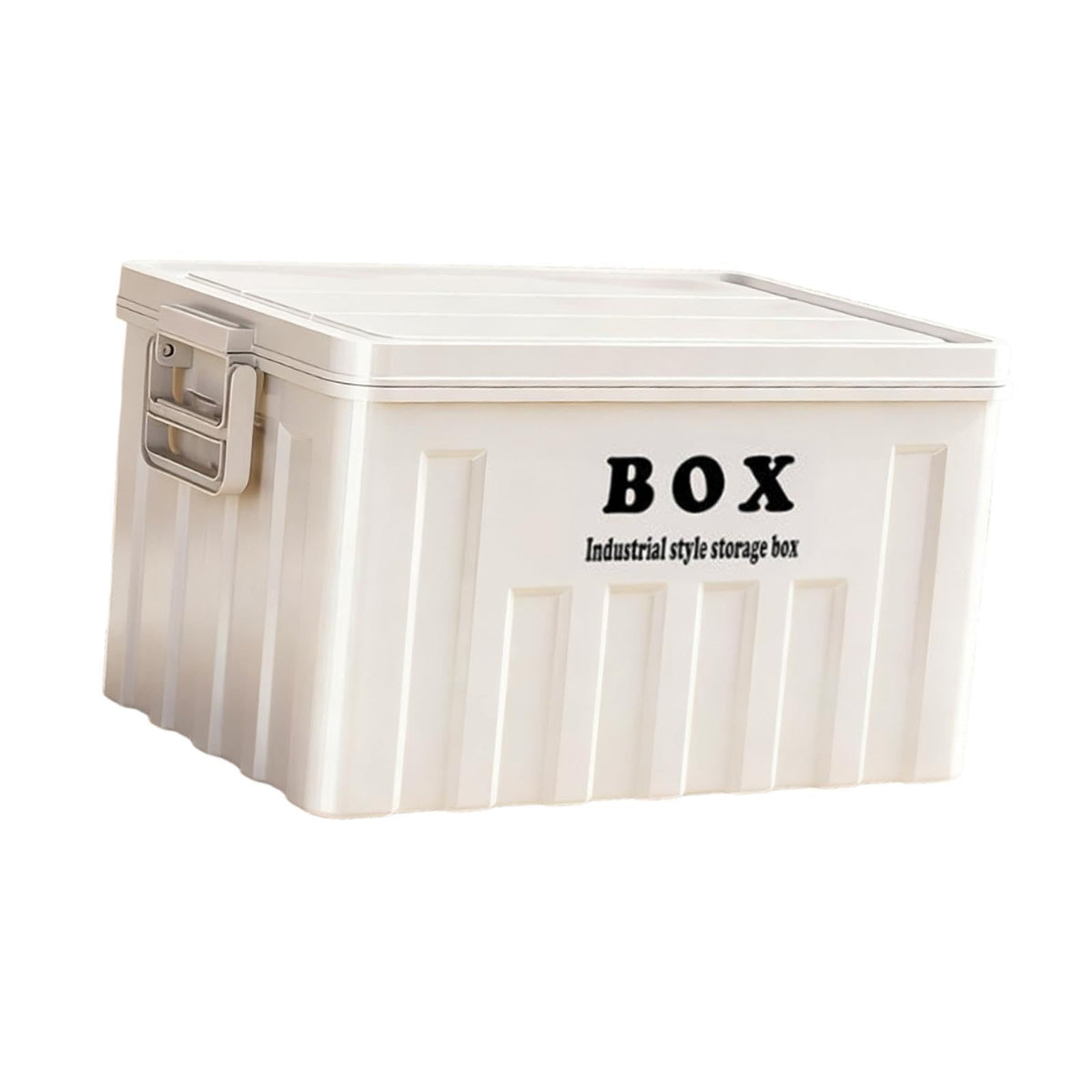 Merishopp Lidded Storage Bin Large Capacity Car Trunk Organizer for Toys Clothes Shoes White | Home & Garden | Household Supplie