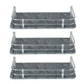 STIMULUS Acrylic Stylish Wall Bathroom Marble Grey Shelf Size6x15
