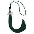Endea Graduation Single Color Tassel with Silver Date Drop (Hunter Green, 2021)