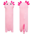 MIAOHAHA Plush Axolotl Toy Stuffed Animal Axolotl Toy Pillow Body Pillow Gift for Kids and Girls (Pink,90cm/35.4in)