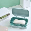 Baitahaus Soap Dish With Lid Double Layer Draining Soap Box