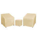 Baner Garden Patio Furniture Covers,Outdoor Furniture Cover Waterproof,Patio Furniture Set Covers For 3 Piece Outdoor Bistro,Patio Sofa Covers Set For 2 Chairs And Coffee Table,Khaki
