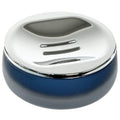 Gedy TI11-05 Solista Collection Tumbler, 1'' L x 4.68'' W, Silver, Blue