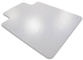 Floortex Basic Chair Mat with Lip 48" x 60" for Standard Pile Carpets, Clear, (FR1115226LV)