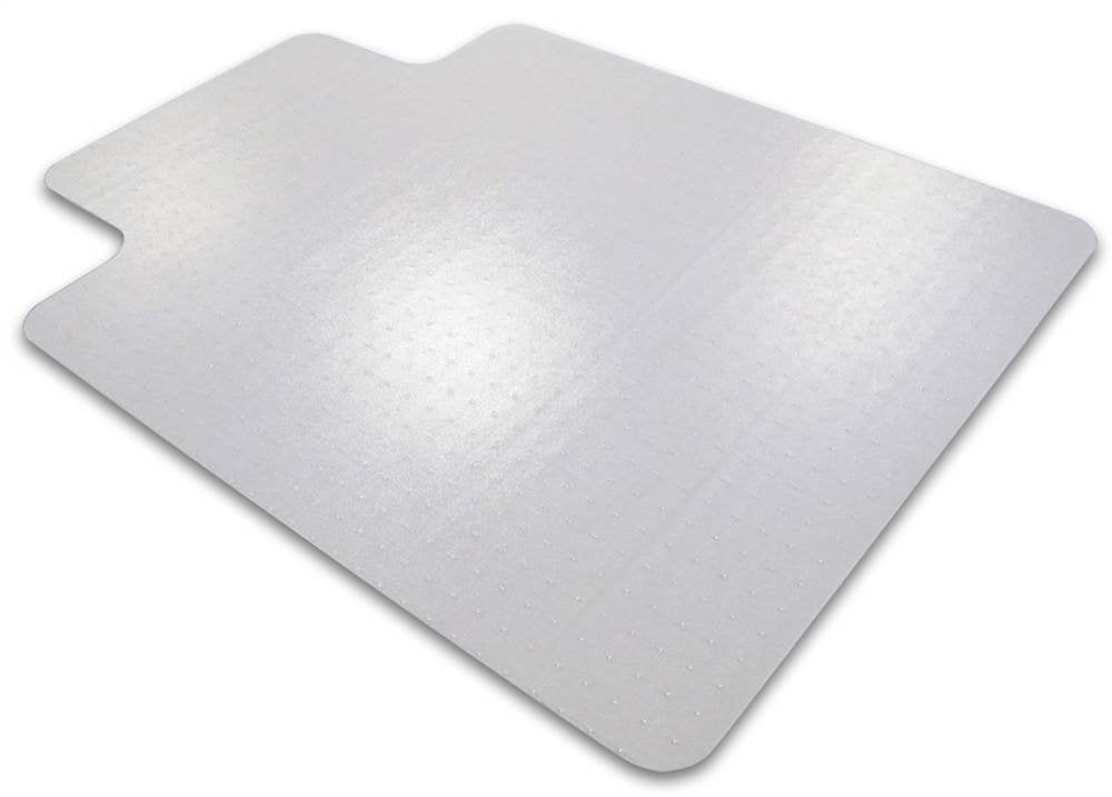 Floortex Basic Chair Mat with Lip 48" x 60" for Standard Pile Carpets, Clear, (FR1115226LV)