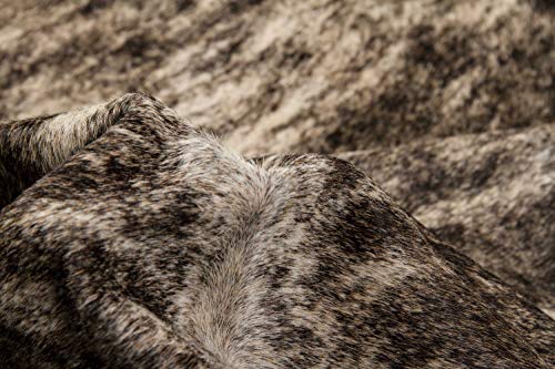 HomeRoots Cowhide, Microsuede 6' X 7' Cowhide Rug - Cheetah