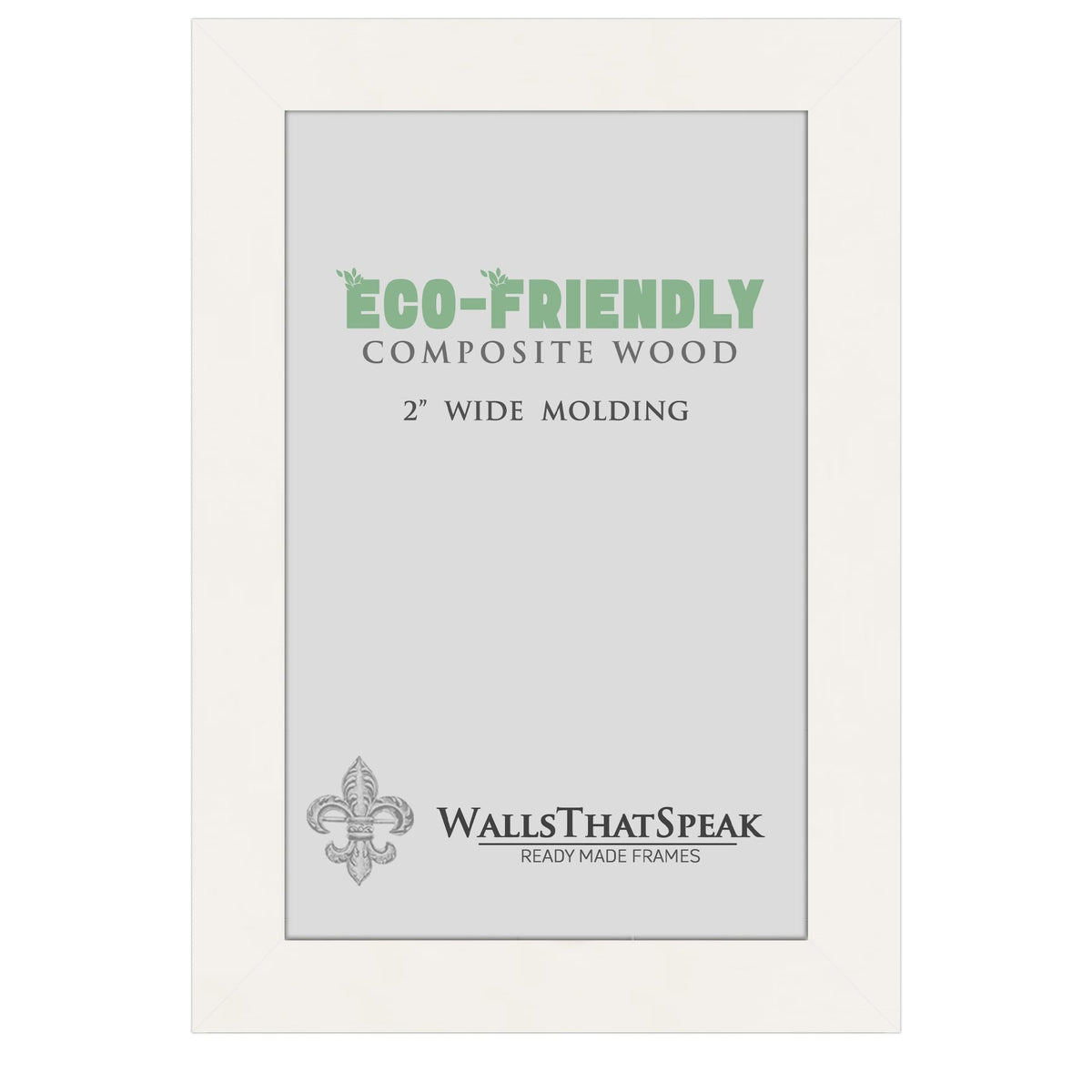 WallsThatSpeak 18x22 White Picture Frame, Wall Decor for Art and Photos