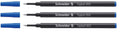 Schneider Pack Of 3 Refills For Topball 850 Roller Pen, Medium Tapered Tip - 05 Blue