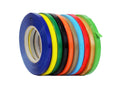 WOD Rainbow Produce Poly Bag Sealing Tape, 3/8 inch x 180 yds. (Pack of 8) for Packaging and Sealing of Meat, Gifts, or Ice Bags