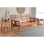 Kodiak Furniture Monterey Barbados Sofa with Marmont Mocha Brown Fabric Mattress