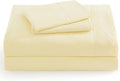 Knit Jersey 100% Cotton Sheet Set Soft And Comfy - Twin Extra Long, Txl 15'' Deep Pocket, Great For Dorm Room, Hospital And Spli