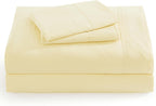 Knit Jersey 100% Cotton Sheet Set Soft And Comfy - Twin Extra Long, Txl 15'' Deep Pocket, Great For Dorm Room, Hospital And Spli