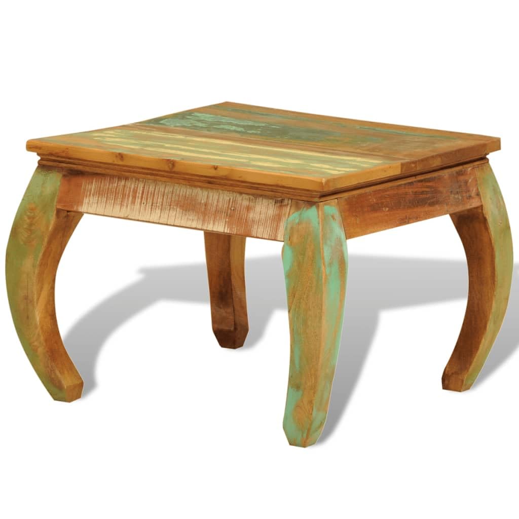 Vidaxl Solid Reclaimed Wood Coffee Side End Accent Table Living Room Furniture