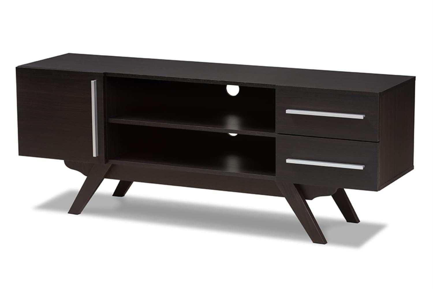 TV Stand in Dark Brown Finished