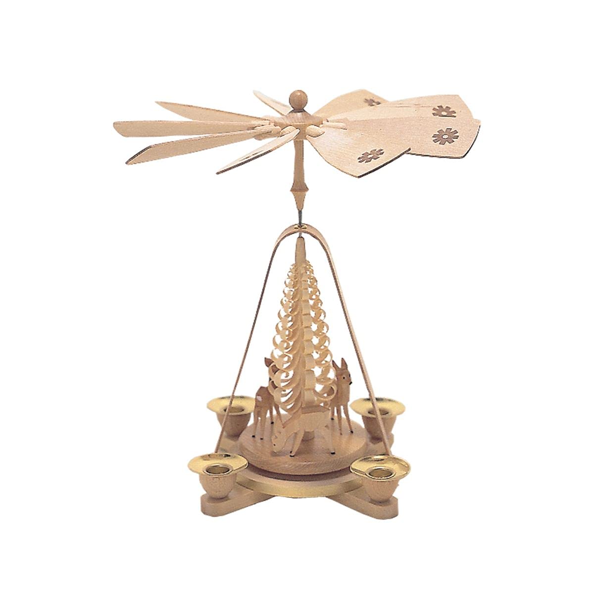 Alexander Taron 1662 Richard Glaesser Pyramid-Deer-10 H W X 9.25" D, Brown