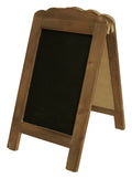 Wald Imports Brown Wood Small Chalkboard Display Sign