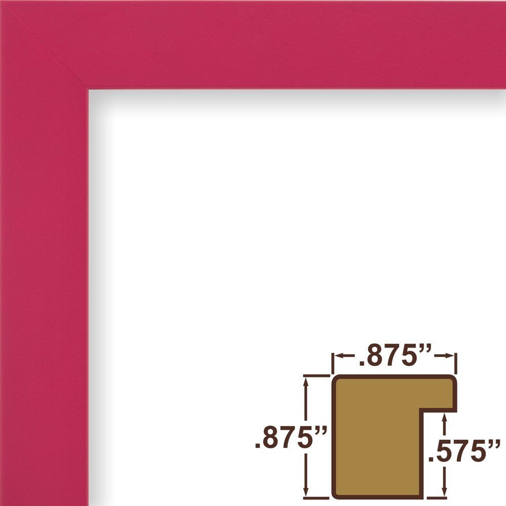Craig Frames Confetti, Modern Pink Picture Frame, 4 X 6 Inch