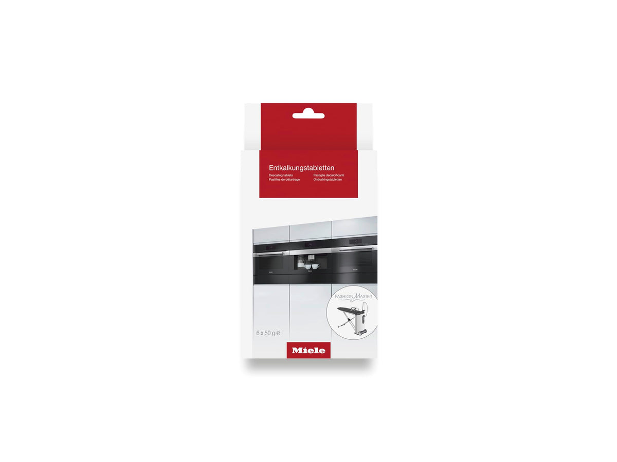 Miele Original Descaling Tablets With Moisture Plus, For Coffee Machines, Steam Ovens, Fashionmaster, And Ovens/Ranges With Mois