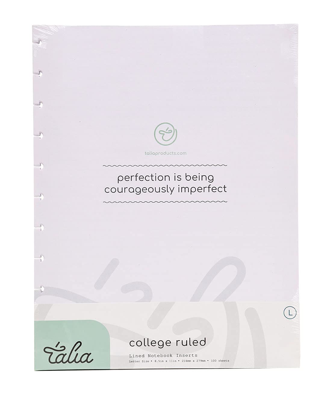 Talia Discbound Notebook Refills (College Ruled, Letter (8.5In X 11In))